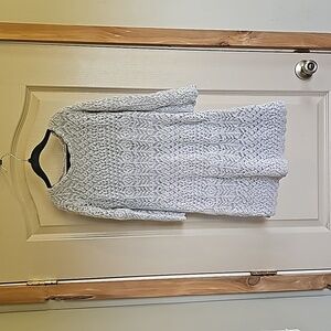 Cat & Jack gray/silver long sleeve knit dress 10/12